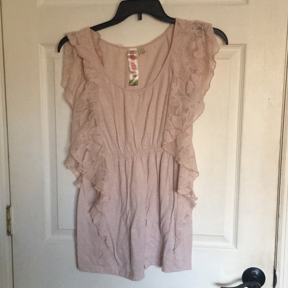 Pale pink blouse